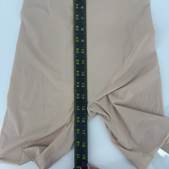 SPANX Shapewear Womans Size Large Nude High Waist Shorts Stretch Mid Thigh - Picture 9 of 9